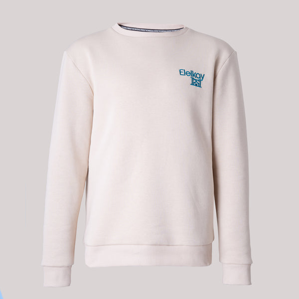 sand crew neck sweater