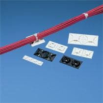Panduit: ABM2S-AT-C0, ABM2S-AT-M0 Black Cable Tie Mount (100ea/bag)
