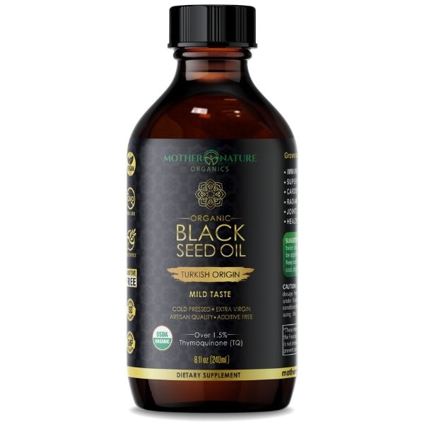 Organic Cold Pressed Extra Virgin Turkish Black Seed Oil