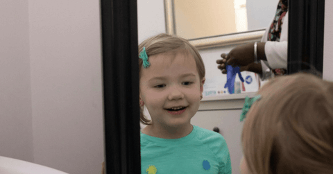 We ended up getting her ears pierced a few days before her birthday due to scheduling.