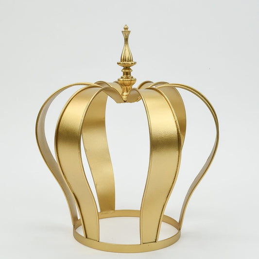 Golden Metal Crown Centerpiece – Floral Supply Market