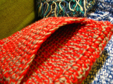 Knittedhome Creations high school crochet purses back pocket
