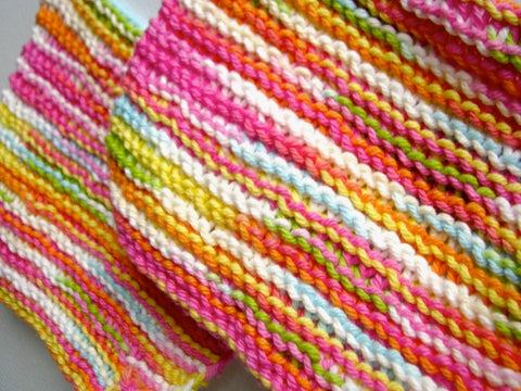 Knittedhome Multicolored Summer Dishcloths