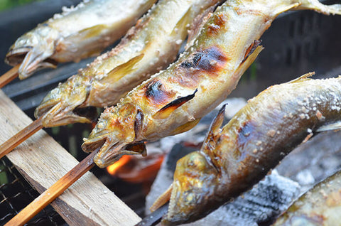 川魚の塩焼き