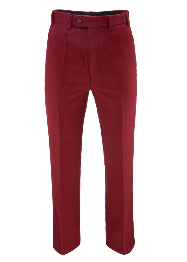 Classic Moleskin Trouser - Red - Charles Wall Country Clothing