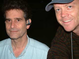 Dean Kamen wearing the Plantronics Voyager 510