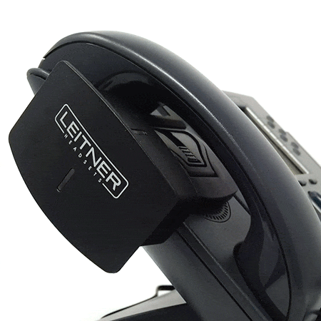 Leitner wireless headset remote handset lifter answering a desk phone