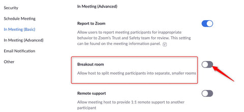 Zoom meetings app breakout room instructions part 2
