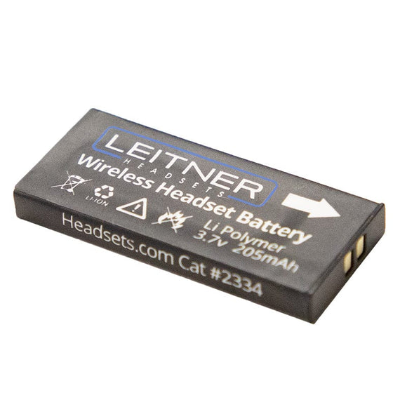 Leitner wireless lithium-ion battery headset battery