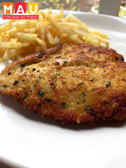 Milanesas de Pollo Italianas (Con Queso Parmesano y Perejil) - Mau Cocina  de todo