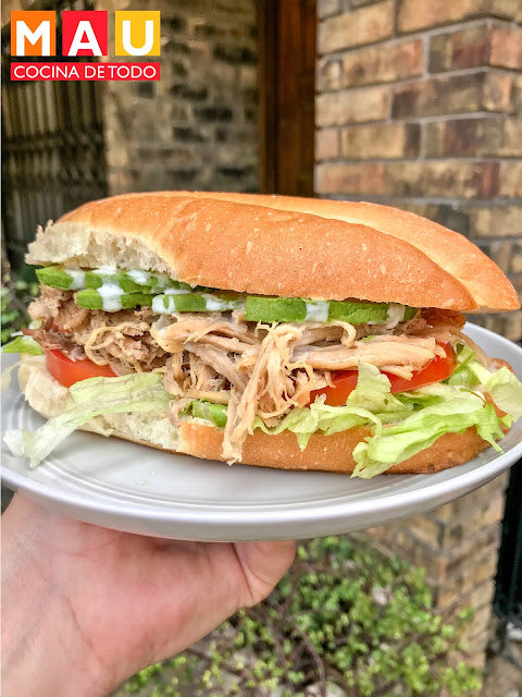 Tortas de Pierna (estilo Monterrey) - Mau Cocina de todo