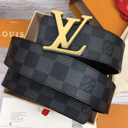 Louis Vuitton LV Initials 40 MM Black Grey Eclipse Monogram Belt Size 100  Me's – THE-ECHELON