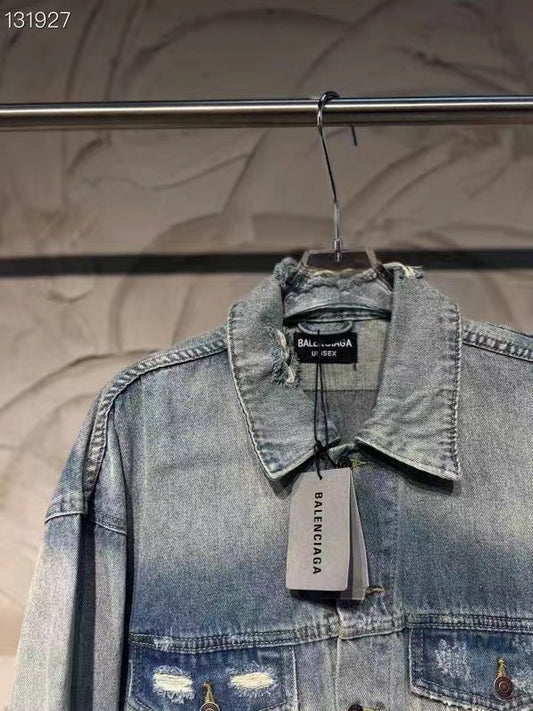 Yeezy Gap Padded Denim Jacket Blue