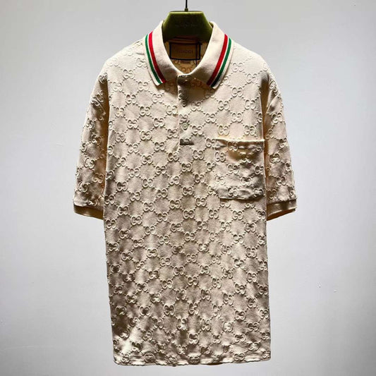 Monogram Pointelle Cotton Short-sleeved Shirt - Louis Vuitton ® nel 2023