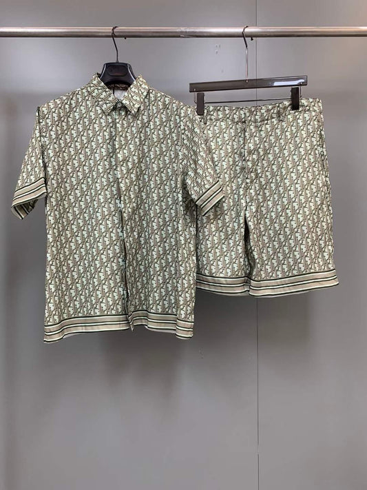 Dior Men's Oblique Short-sleeved Shirt
