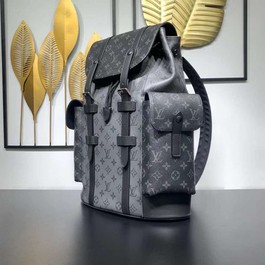 M57959 Louis Vuitton Monogram Seal Armand Backpack-Black