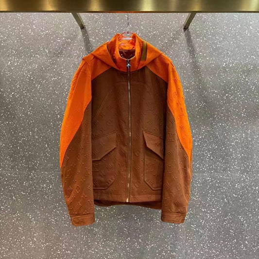 Louis Vuitton Mens 52 Monogram Patchwork Denim Hoodie Zip Jacket 3L02 –  Bagriculture