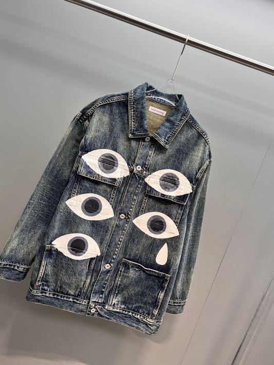 LV Spray Denim Jacket - Ready-to-Wear 1AAVCN