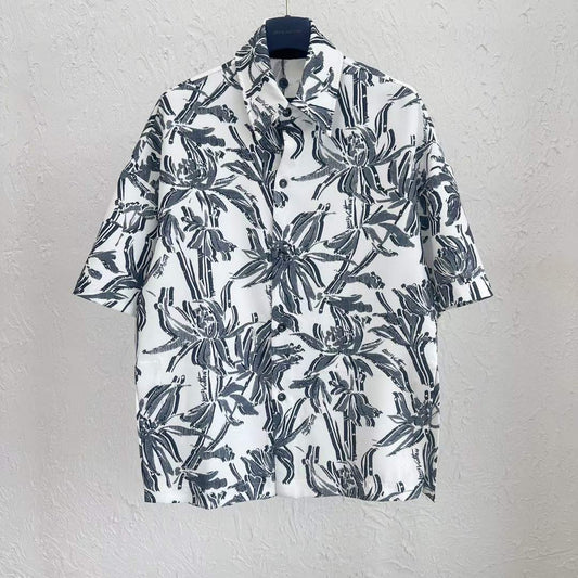 Louis Vuitton® Multi Buttonholes Short-sleeved Pyjama Shirt Dark