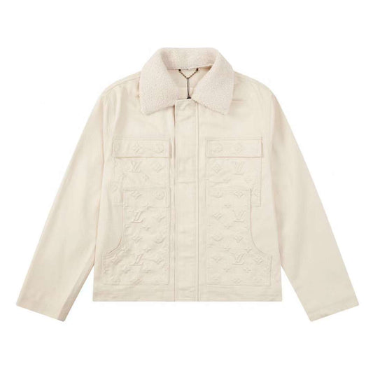 Louis Vuitton Multicolor Tulle monogram denim jacket