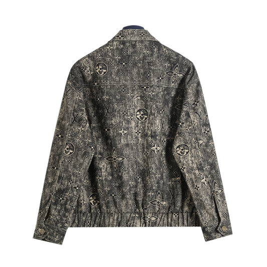 Louis Vuitton® Monogram Workwear Denim Jacket Ecru. Size 46