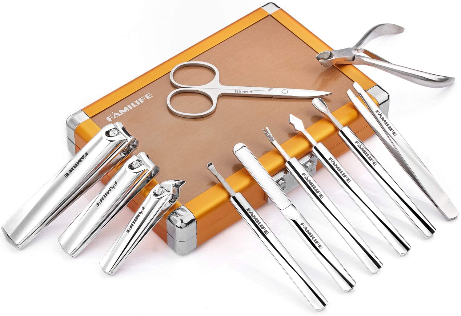 L05 Stainless Steel 11 In 1 Manicure Pedicure Set – Familife