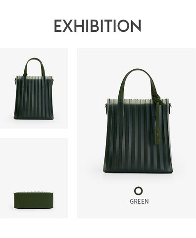 Clare-Rae Bafelli Designer Jelly Tote Bag Green