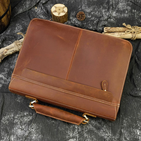 leather briefcase for men