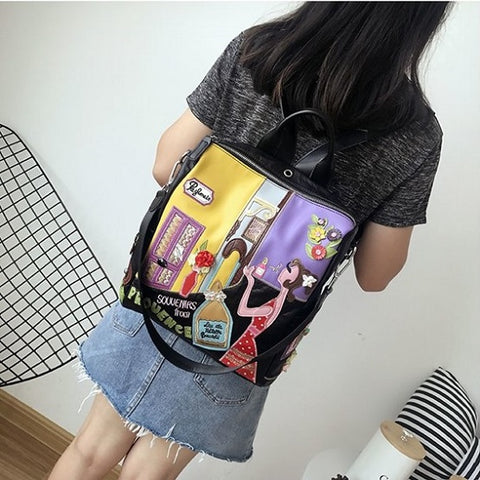 ladies fashion backpack