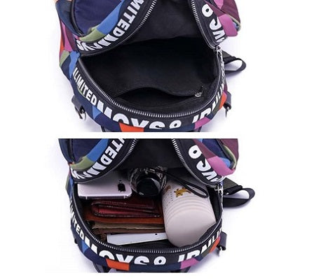 colorful backpack for women capacity