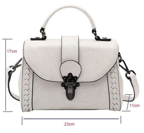 white leather handbag on sale