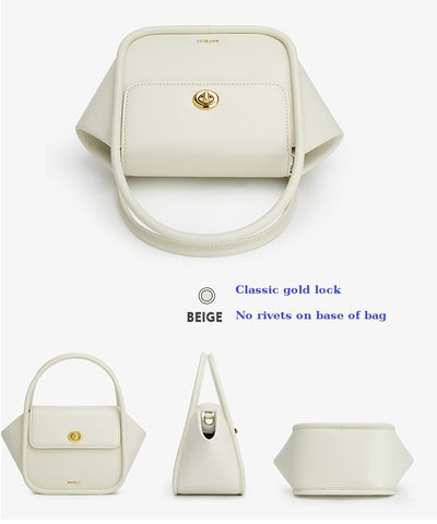 clare-rae bafelli leather crossbody bento bag white