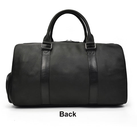 Boston Leather Travel Bag