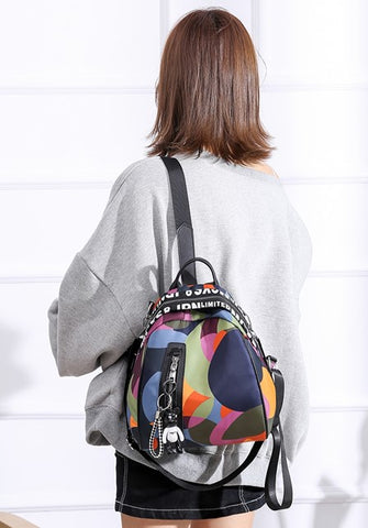 colorful backpack for women