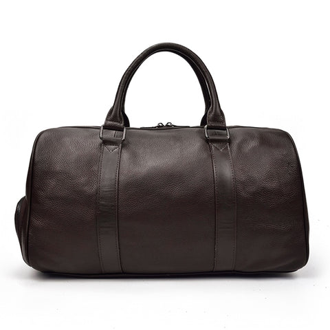 Boston Leather Travel Bag