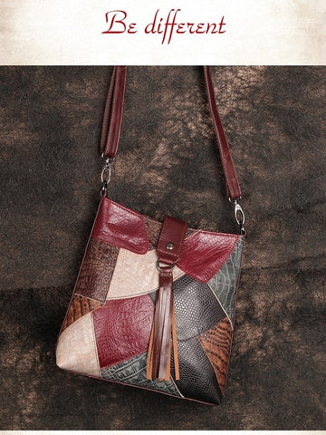 boho leather crossbody bag