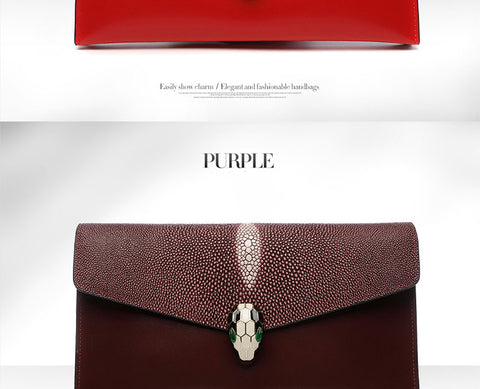 pebbled leather flap clutch bag