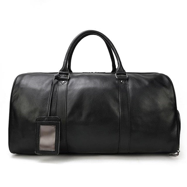 Boston Leather Travel Bag#N# | Clare-Rae