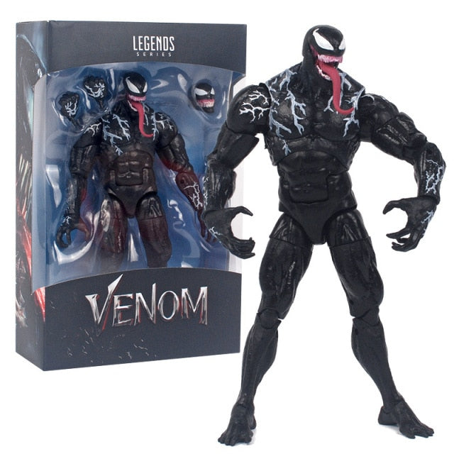 SpiderMan 7 Inch Anime Venom Action Figure Collection Model Toy Action Figure Dolls