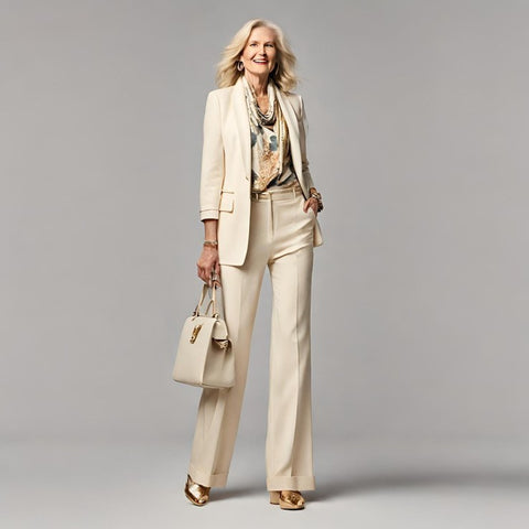 VANILLA OFF-WHITE PANT SUIT