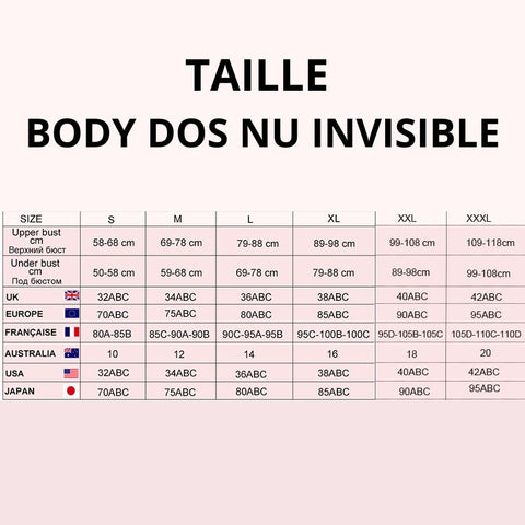 Taille Body Dos Nu Invisible_Mysolut