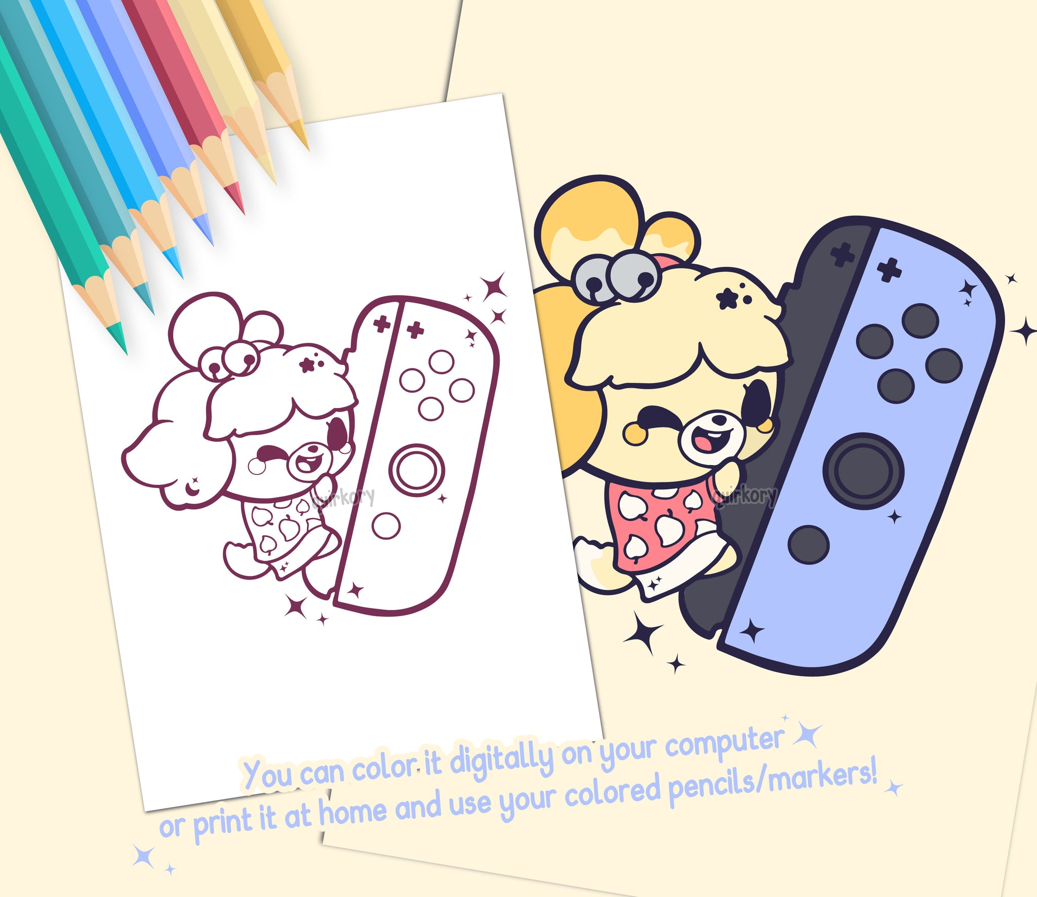 480 Animal Crossing Coloring Pages Isabelle  Latest