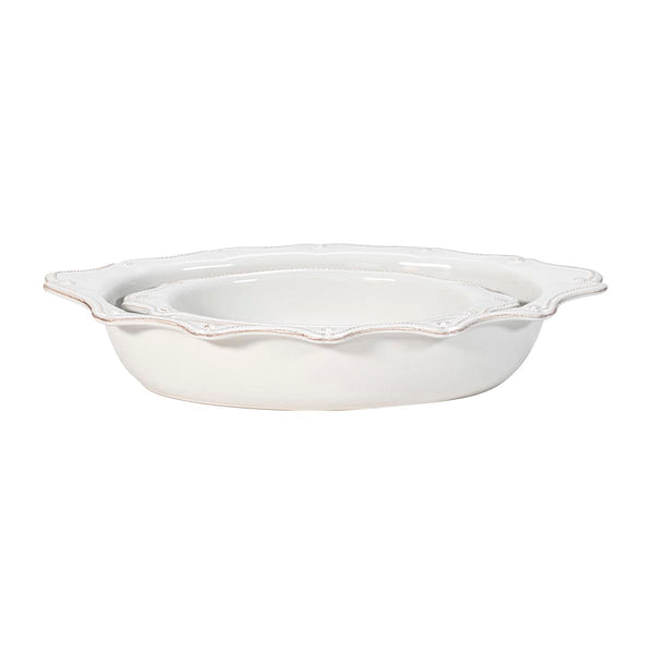 Berry & Thread Oval Baker Set/2pc - Whitewash | Juliska