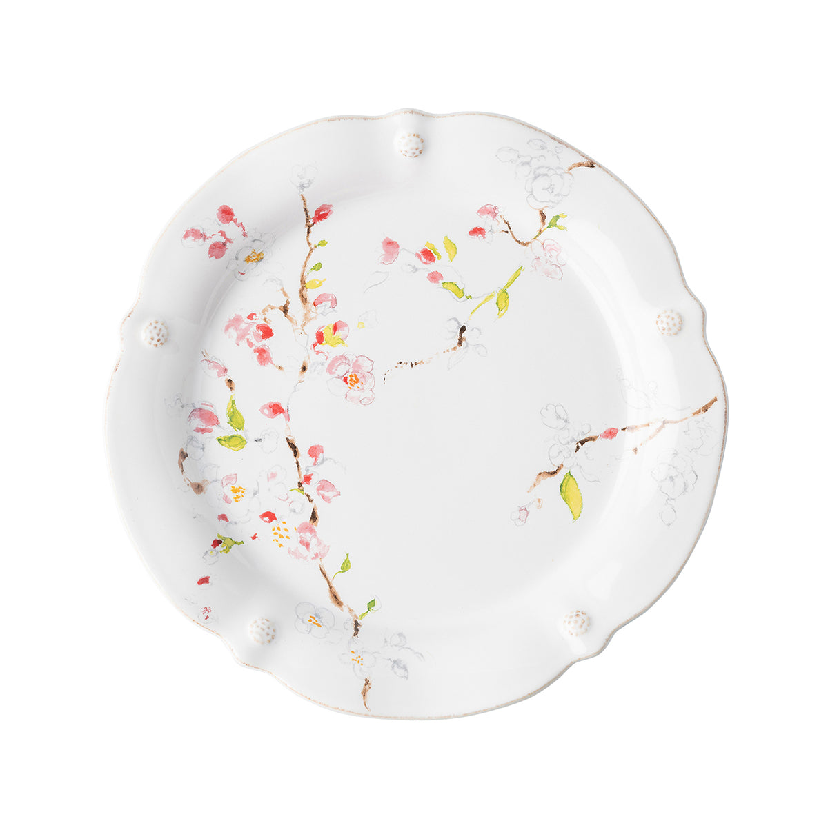 Shop Berry & Thread Floral Sketch Dinner Plate - Cherry Blossom 