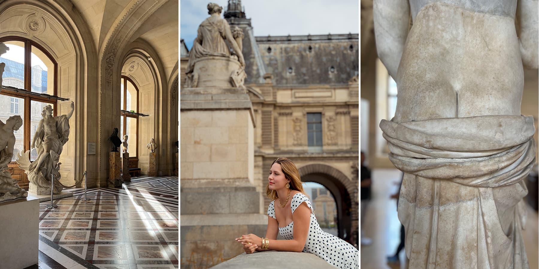 Visiting the Louvre in Paris