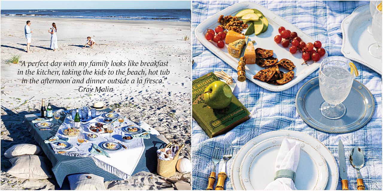 A day at the beach with Juliska dinnerware