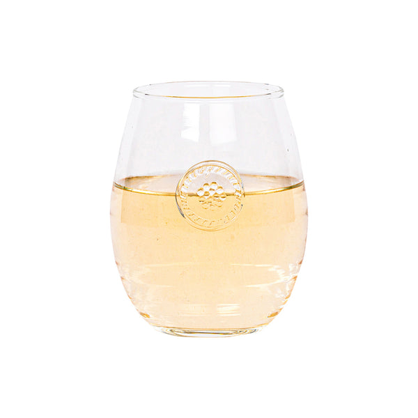 Juliska Amalia Stemless Wine Glass - Acrylic – Bud Floral + Home