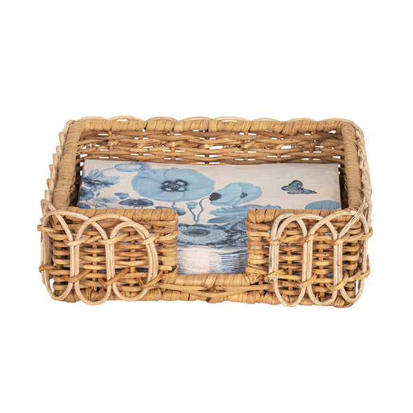 Juliska Provence Rattan Luncheon Napkin Holder - Whitewash