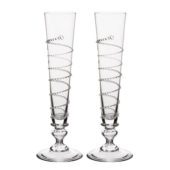 Juliska Champagne Flutes - Champagne Flutes & Coupe Glasses