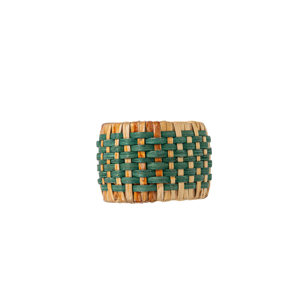 Juliska Green Woven Napkin Ring